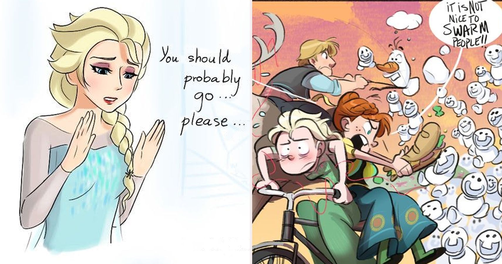 25 Hilarious Disney S Frozen Comics That Make It Hard To Let It Go