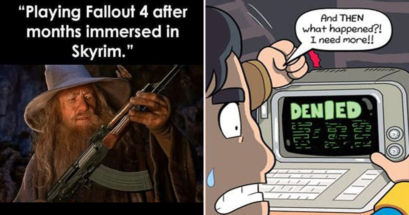 30 Savage Skyrim Vs Fallout Memes That Prove Skyrim Is Better