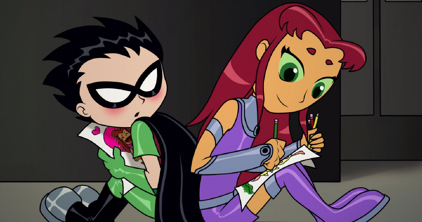 Teen Titans Go Robin And Starfire Kiss Hot Pictures