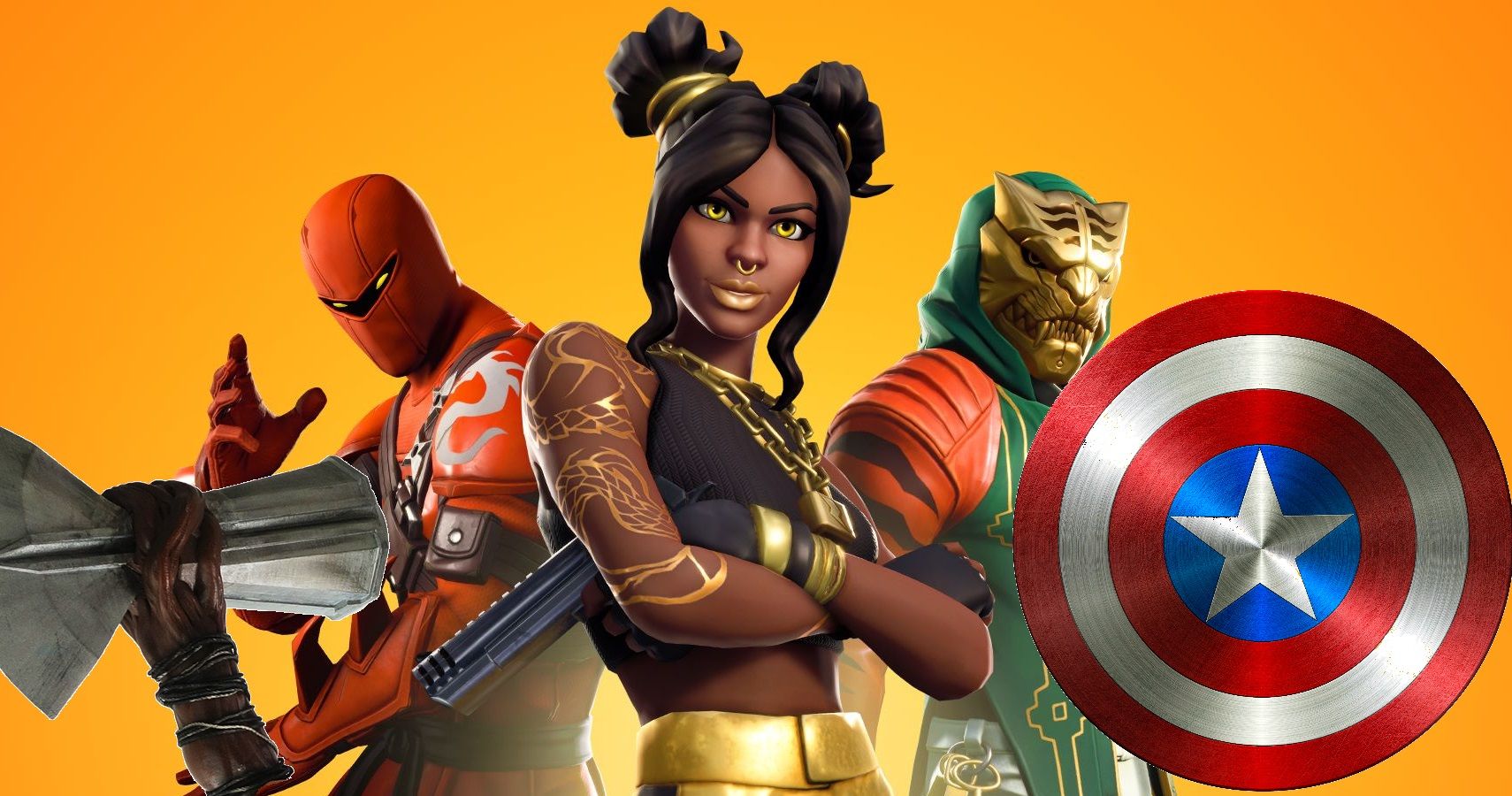 Fortnite/Avengers Crossover Teases Use Of Iconic MCU Weapons