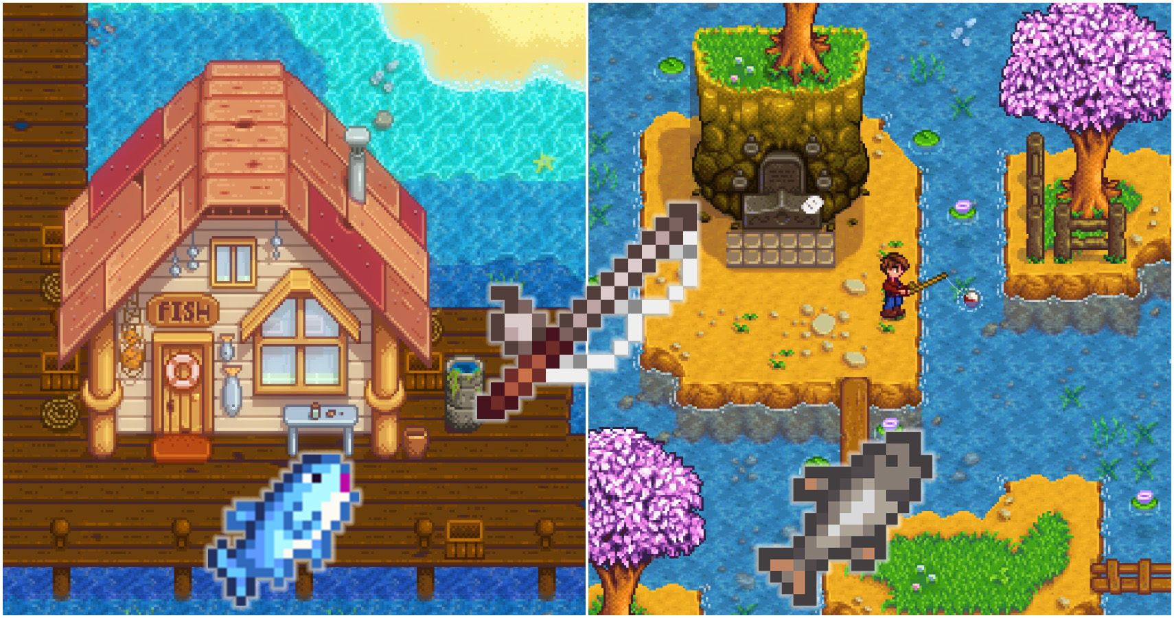 stardew valley community center fish guide