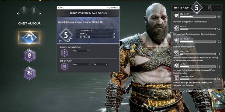 The 10 Best Armor Sets In God Of War Ps4 Thegamer