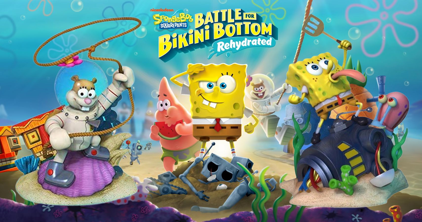 bikini Spongebob sqaurepants battle for