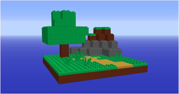 Someone Modded Minecraft To Look Like Lego Thegamer Someone Modded Minecraft To Look Like Lego Thegamer