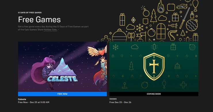 Combat Your Holiday Anxiety With A Free Copy Of Celeste Courtesy Of Epic