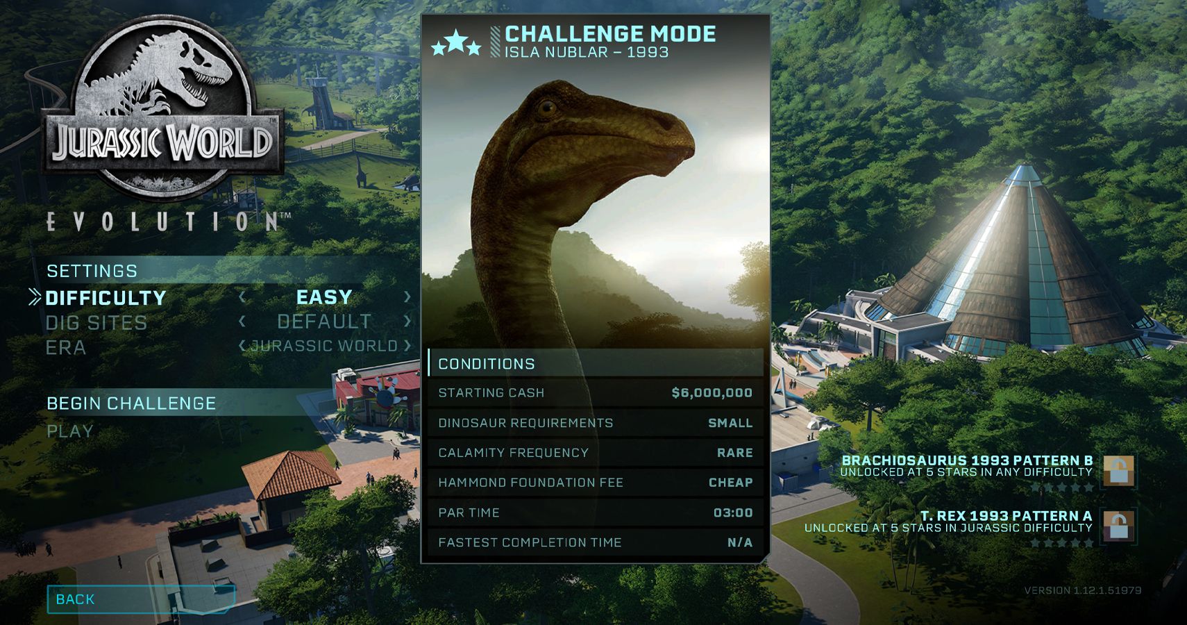 jurassic world evolution return to jurassic park all dinosaurs