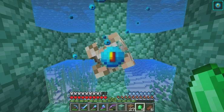How To Breathe Underwater In Minecraft With A Conduit