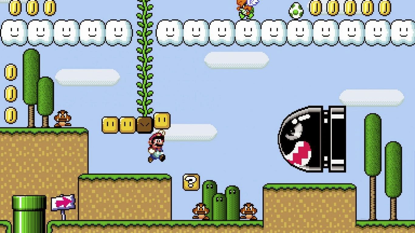 full screen mario