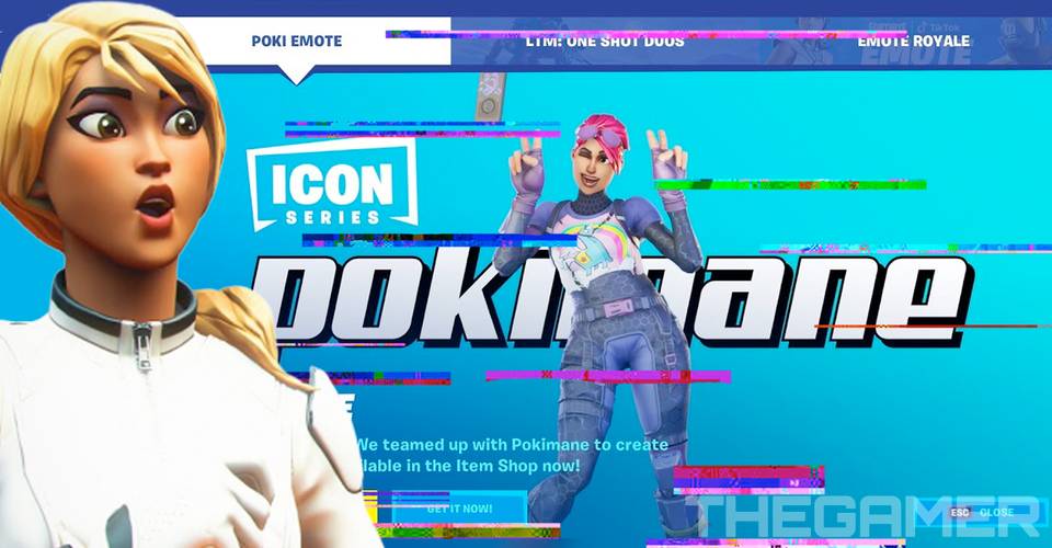 Pokimane S Fortnite Emote Is Having A Funny Effect On Skins