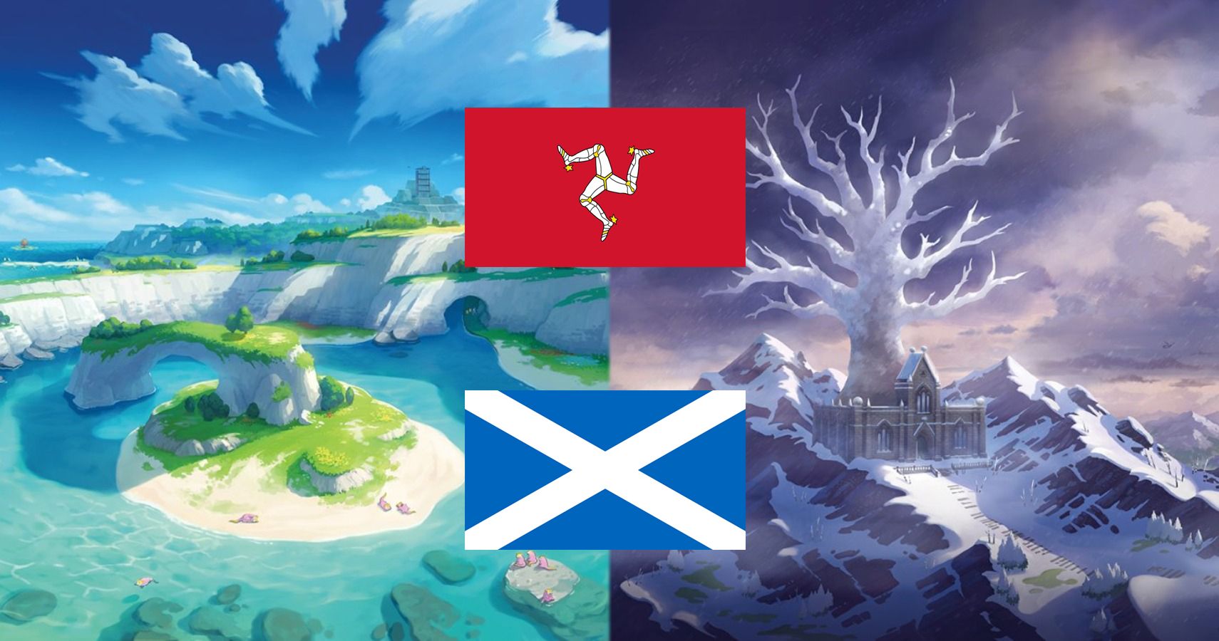 Pokemon S Isle Of Armor Crown Tundra Are Based On The Isle Of Man Scotland