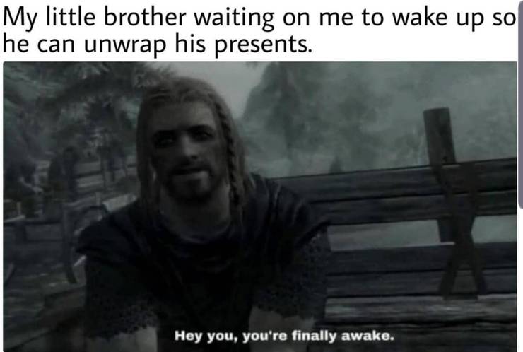 Skyrim 10 Most Hilarious You Re Finally Awake Memes Thegamer