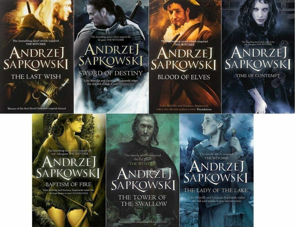 the witcher books in order