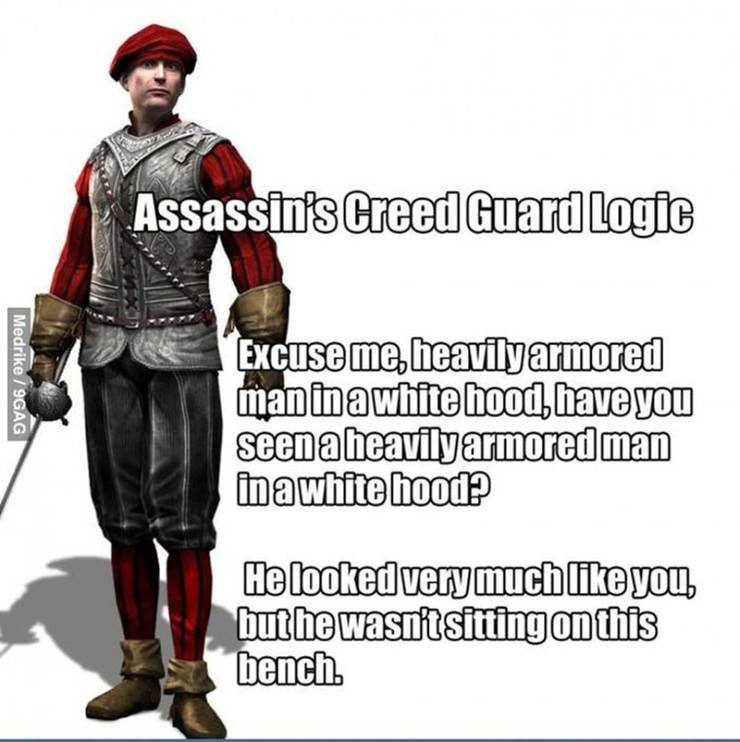 Assassin S Creed Logic Video Games Video Game Memes Pokemon Go
