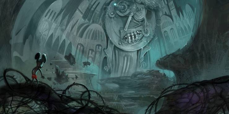 10 Magical Pieces Of Epic Mickey Concept Art Thegamer