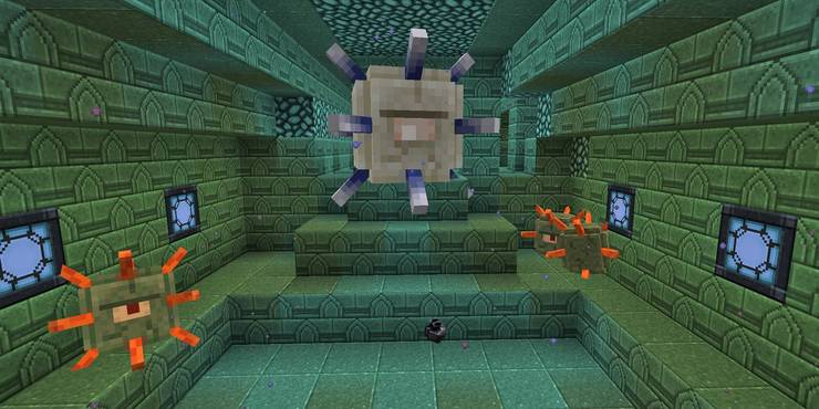 Minecraft How To Take Down An Ocean Monument Thegamer