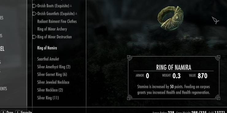 The 10 Strongest Rings In Skyrim Thegamer