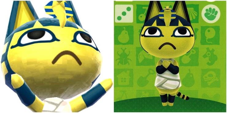 Ankha Animal Crossing Card : Ankha 188 Card Or Round Token Coin Animal
