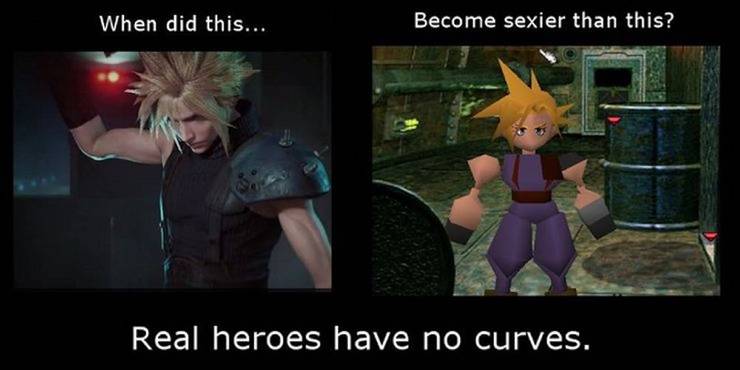 Final Fantasy 7 Remake Ps4 10 Hilarious Cloud Strife Memes That