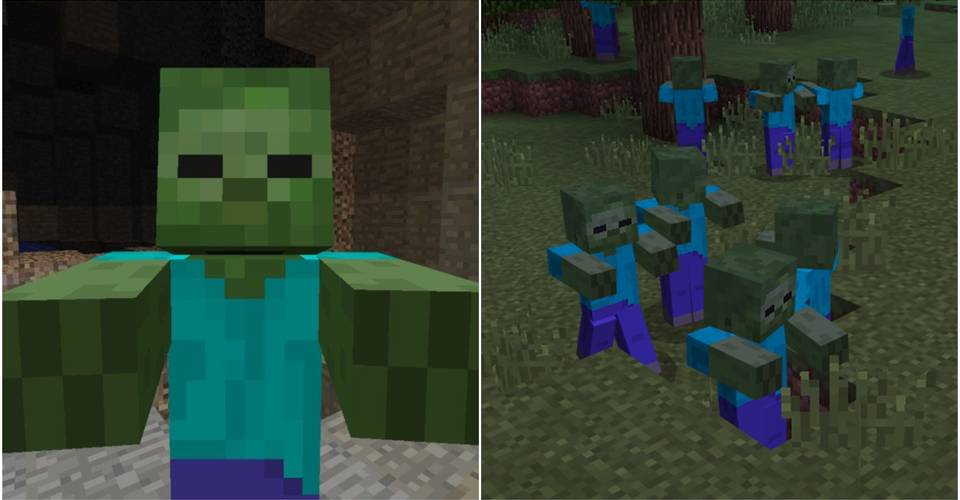 Minecraft 10 Things You Didn T Know About Zombies Thegamer