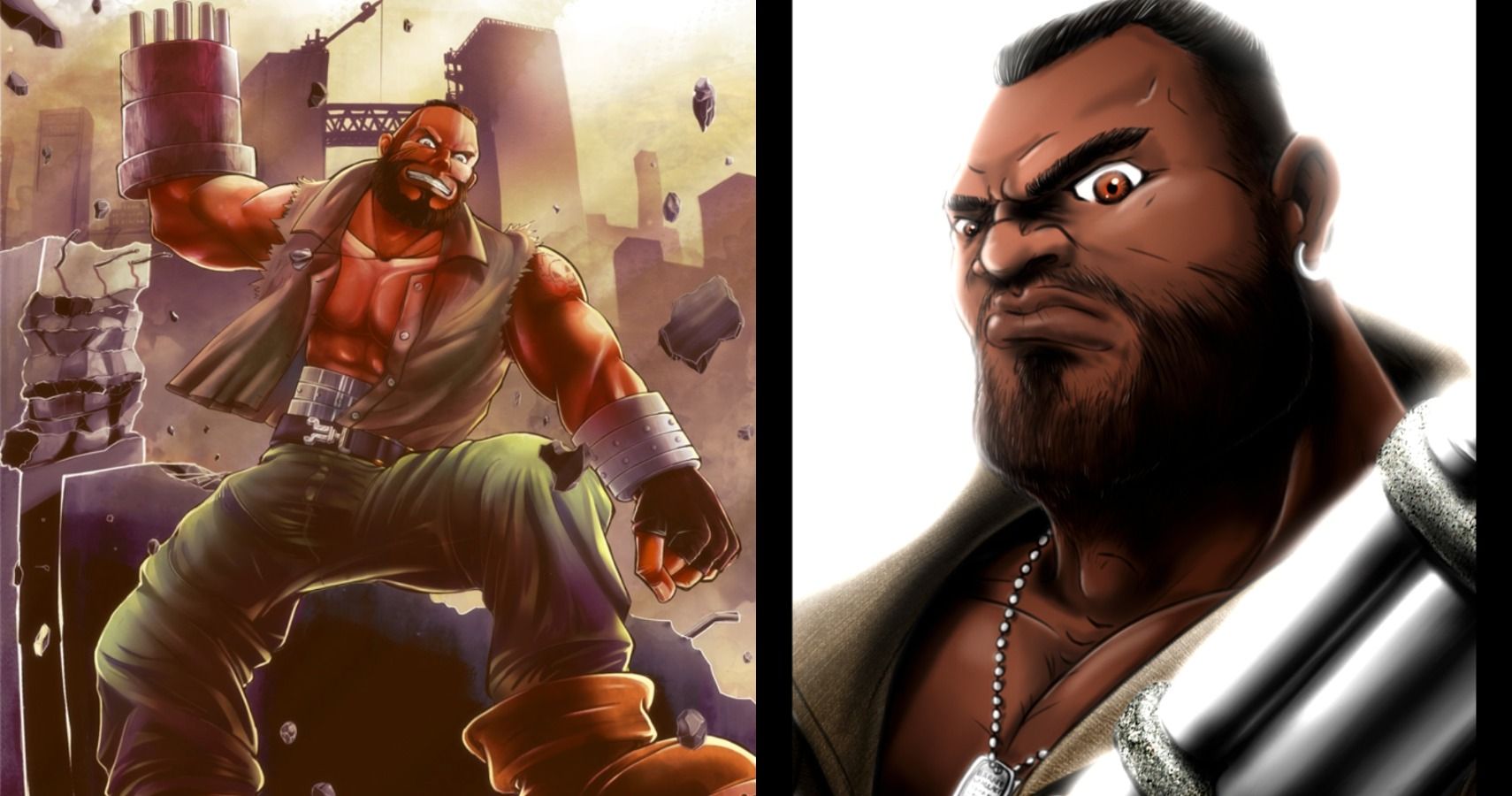 Final Fantasy 7: 10 Barret Fan Art That Show Off His Rough Demeanor