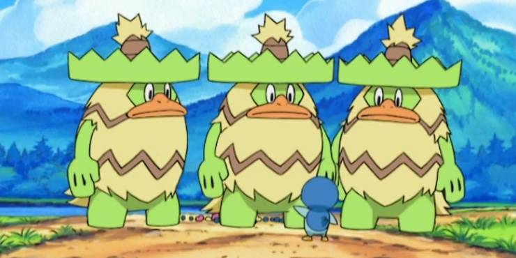 Pokemon Anime Ludicolo Consulting Piplup