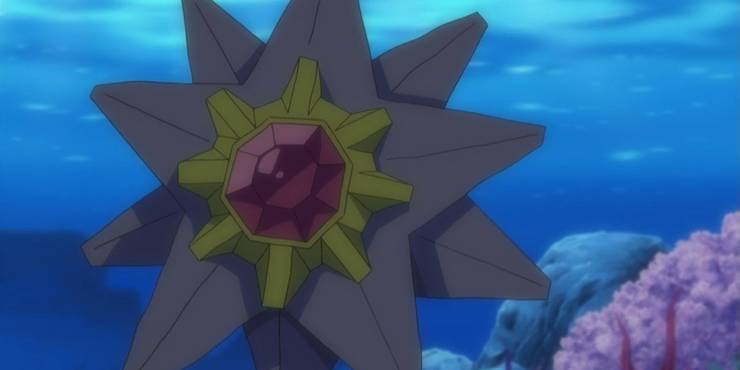 Pokemon Anime Starmie Underwater