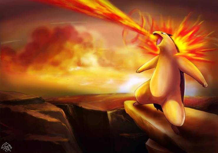 Pokemon 10 Amazing Pieces Of Typhlosion Fan Art Fans Will Love Best typhosion set up i have seen, love these pokemon battles! typhlosion fan art fans will