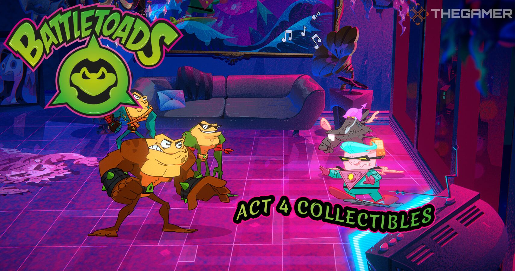 Battletoads All Act 4 Collectible Locations Thegamer
