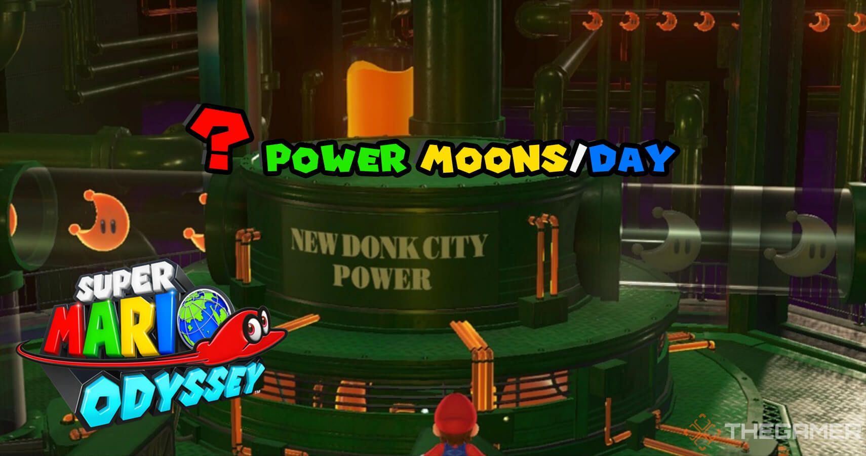 Gaming Detail Here S How Many Power Moons Light Up New Donk City In Super Mario Odyssey