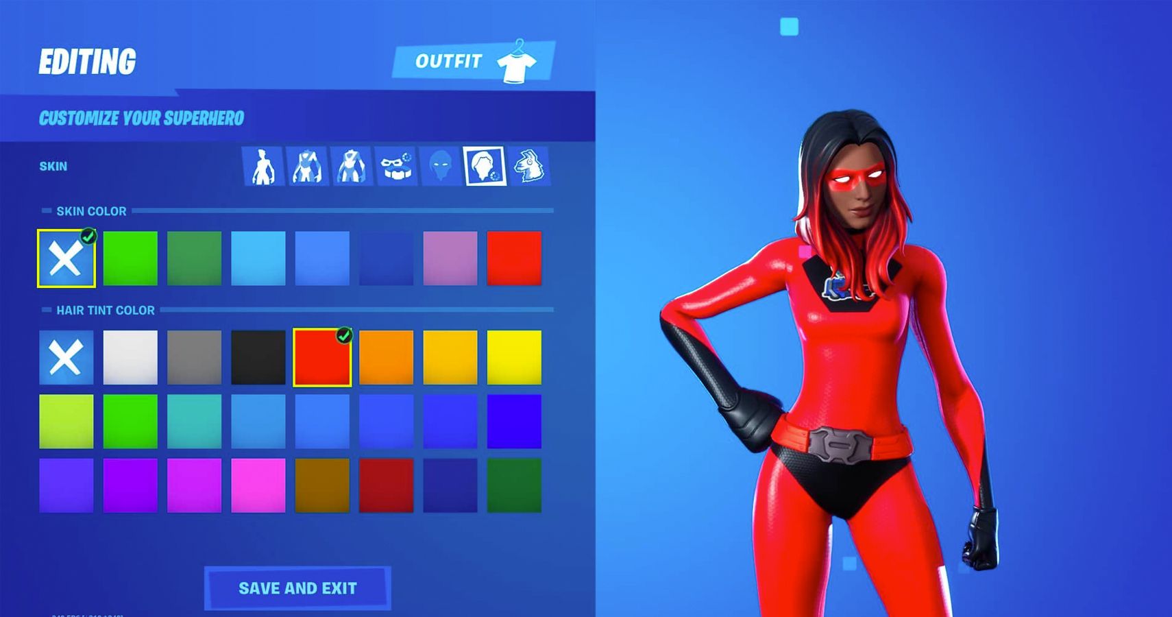 Fortnite: How To Customize Your Own Superhero Skin ...