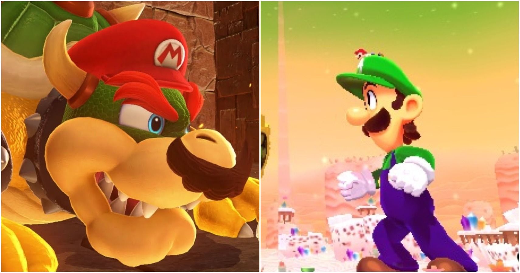 Mario Bowser Luigi Y Toad En The Super Mario Bros Movie - Gambaran