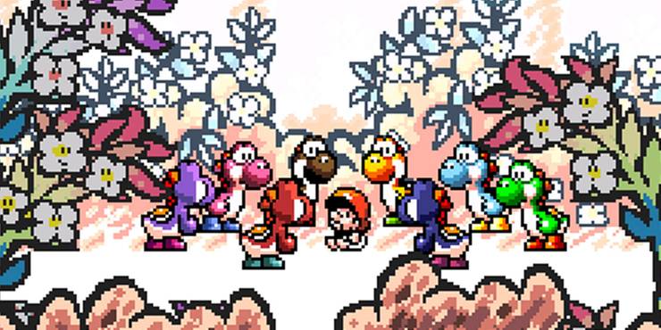 Nintendo Super Mario World 2 Baby Mario With Yoshi Group