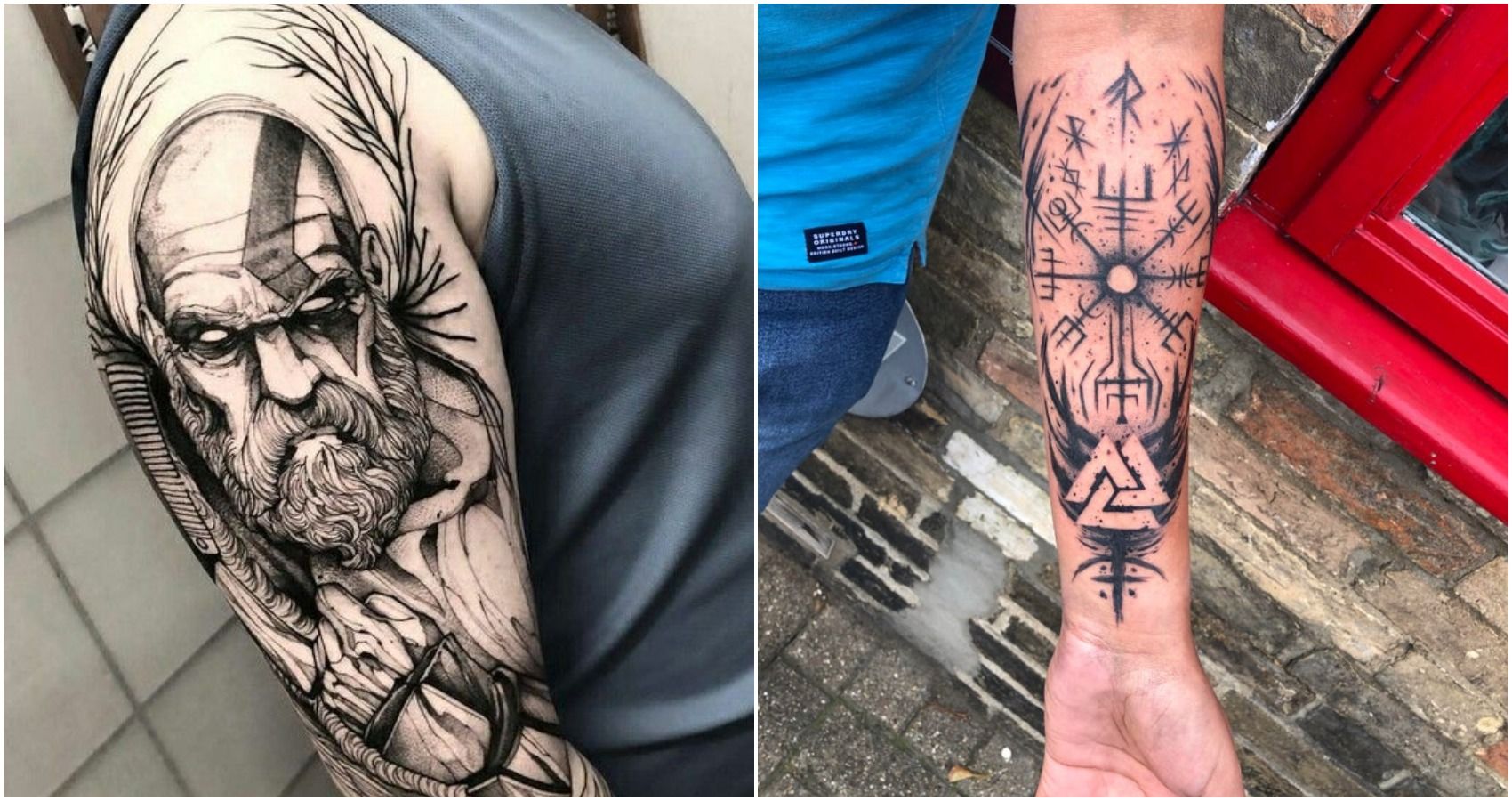 2. God of War arm tattoo - wide 2