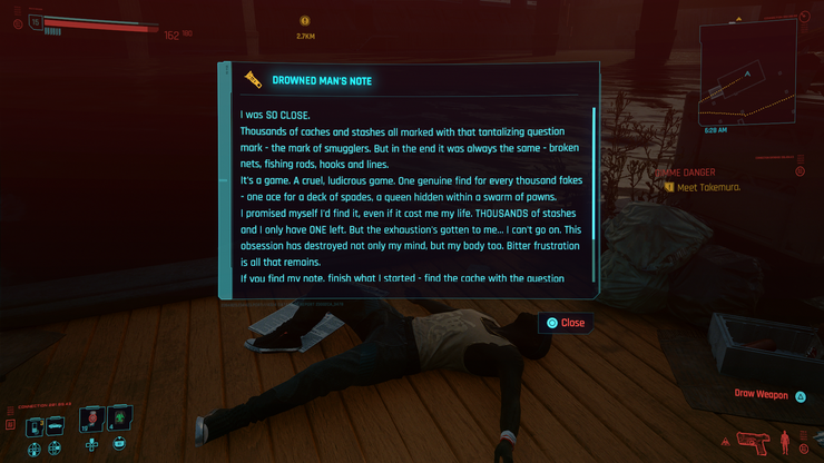 I Finally Found The Witcher Easter Egg In Cyberpunk 77 And No Not The One With Ciri On A Magazine