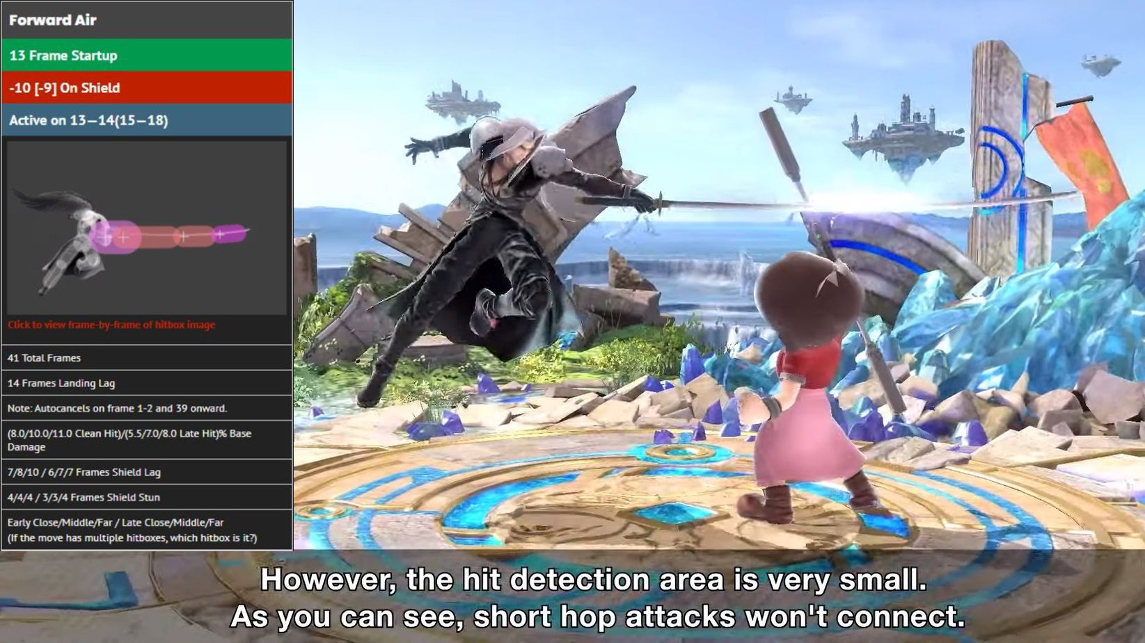 smash ultimate frame data on shield