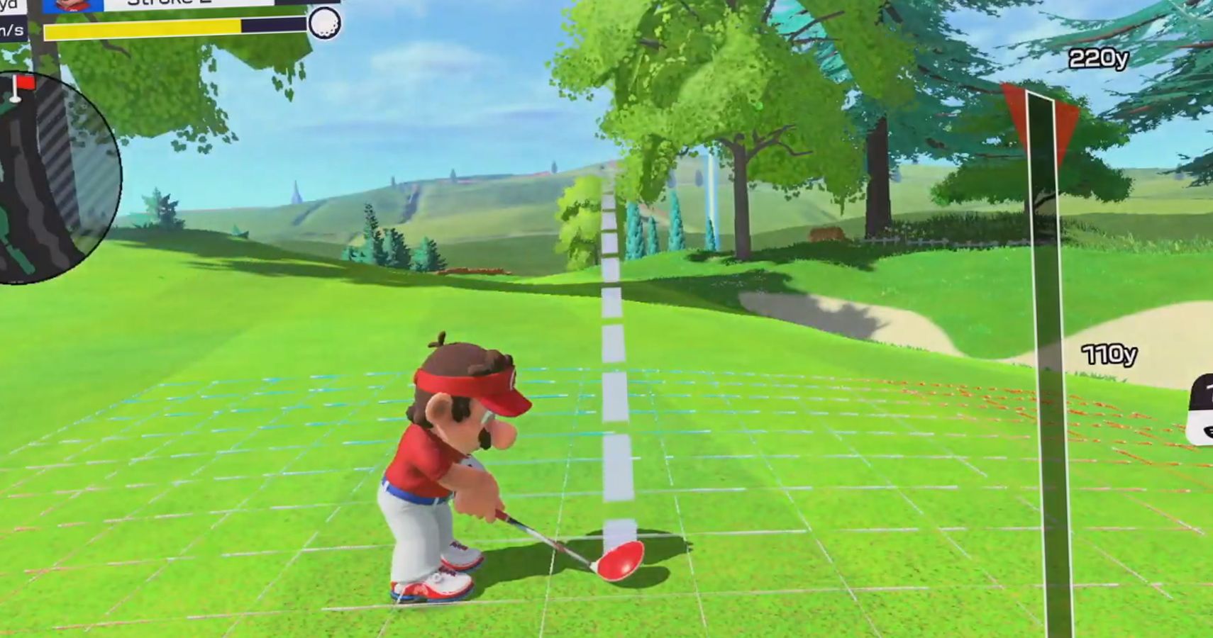 mario golf switch controls