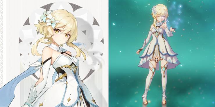 Lumine art card and in game menu image.