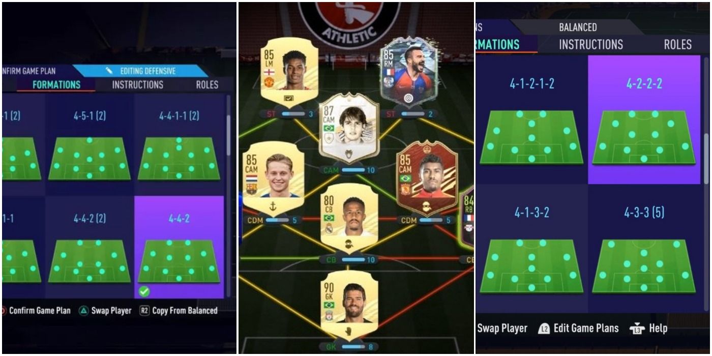 The 10 Best Formations To Use In Fifa 21 Thegamer