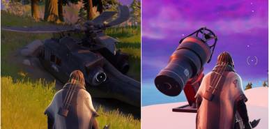 Fortnite How To Investigate The Downed Black Helicopter And Repair Damaged Telescopes