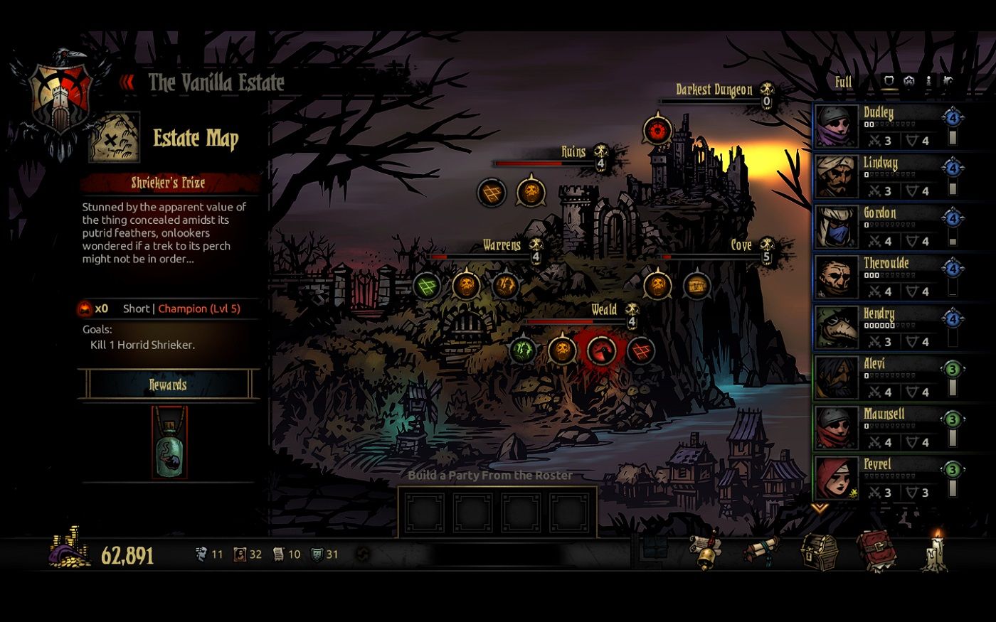 darkest dungeon shrieker won