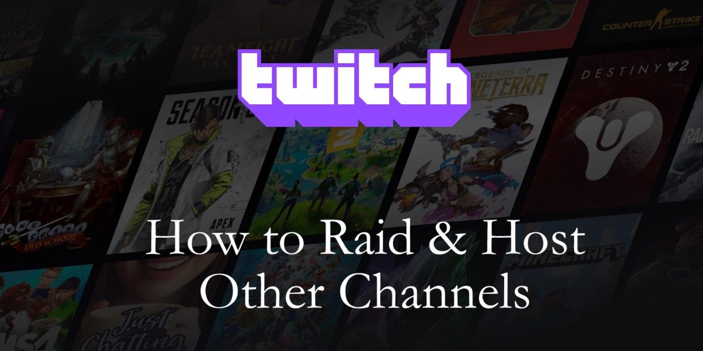 How To Host And Raid Someone On Twitch Thegamer