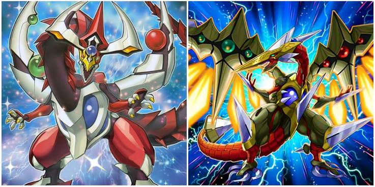 yugioh odd eyes dragon and odd eyes lancer dragon card art